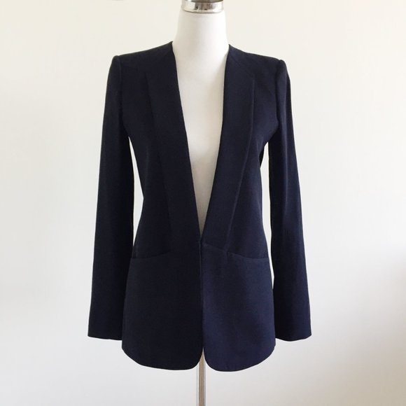 Theory Jackets & Blazers - Theory Medora Hydric Jacket Blazer Navy Size